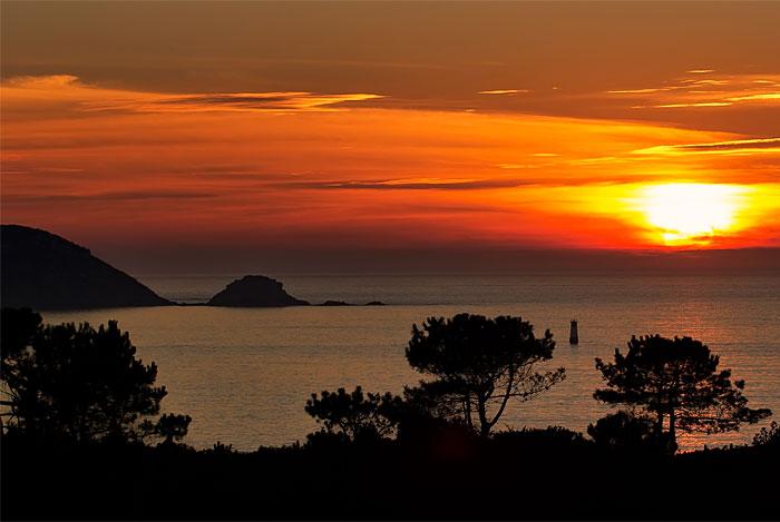 Casa Prado Vello - atardecer